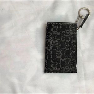 Black Coach Small Wallet/Coin Purse